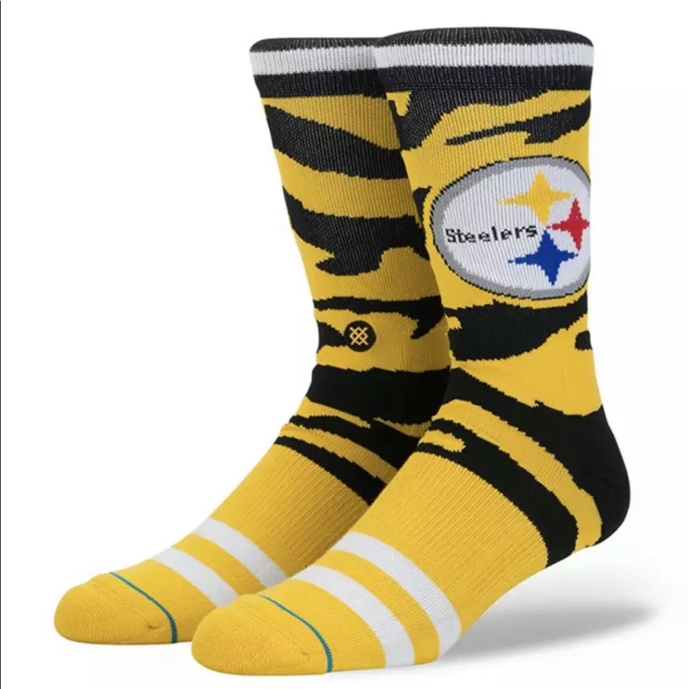 Stance Football Pittsburgh Steelers TigerStripes